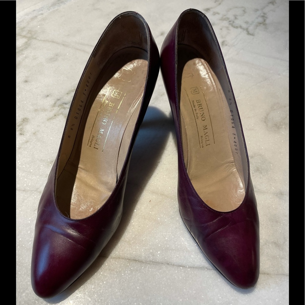 WOMEN”S BRUNO MAGLI LEATHER HEELS…